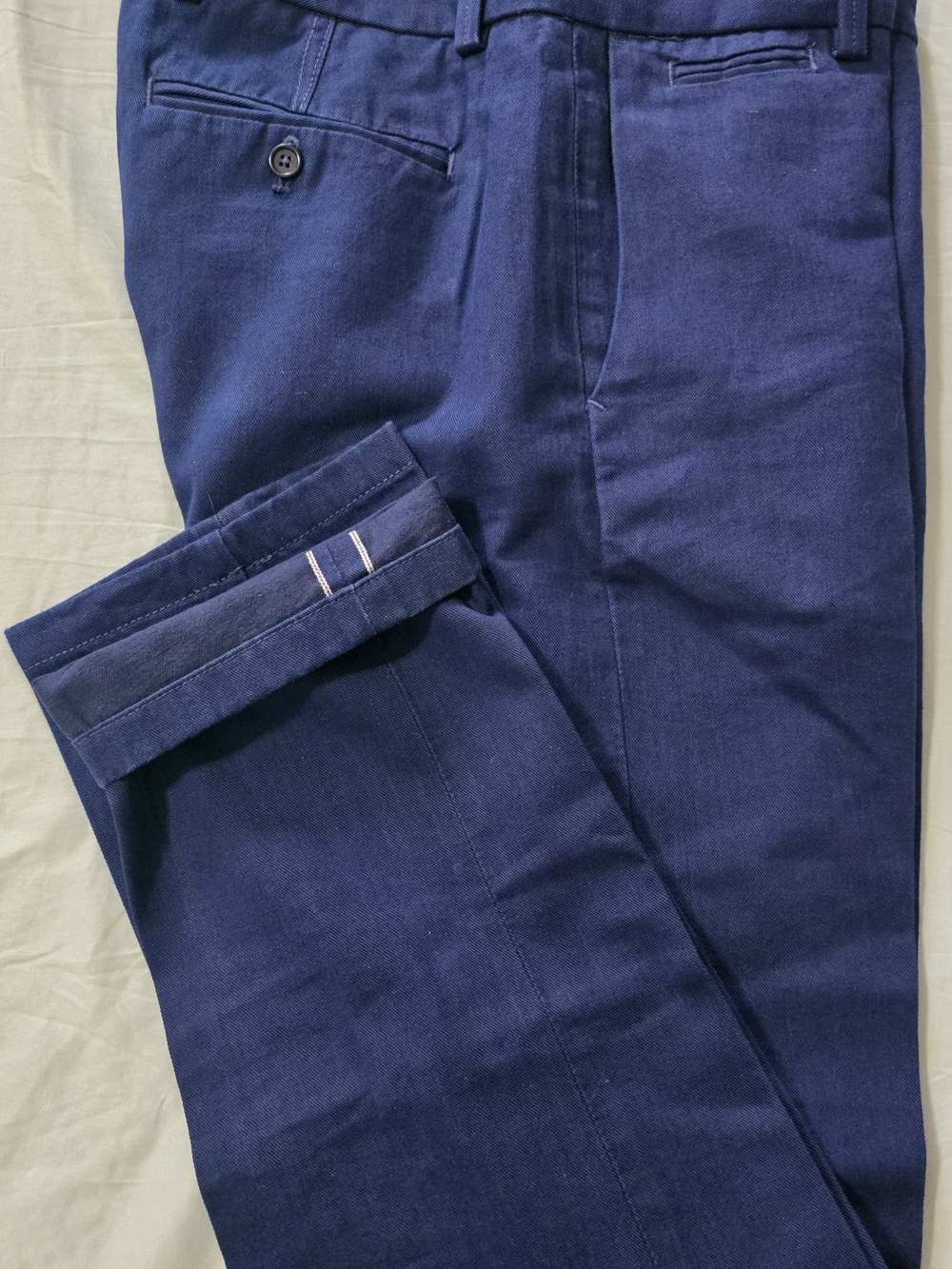 Collection B Men's Navy Chinos